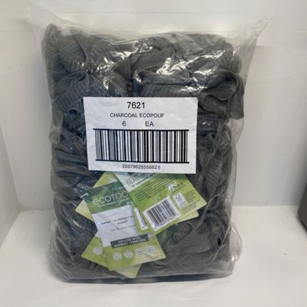 Ecopouf Древесный уголь, бамбуковая серая мочалка, мягкое отшелушивание Ecotools
Ecopouf Древесный уголь, бамбуковая серая мочалка, мягкое отшелушивание Ecotools