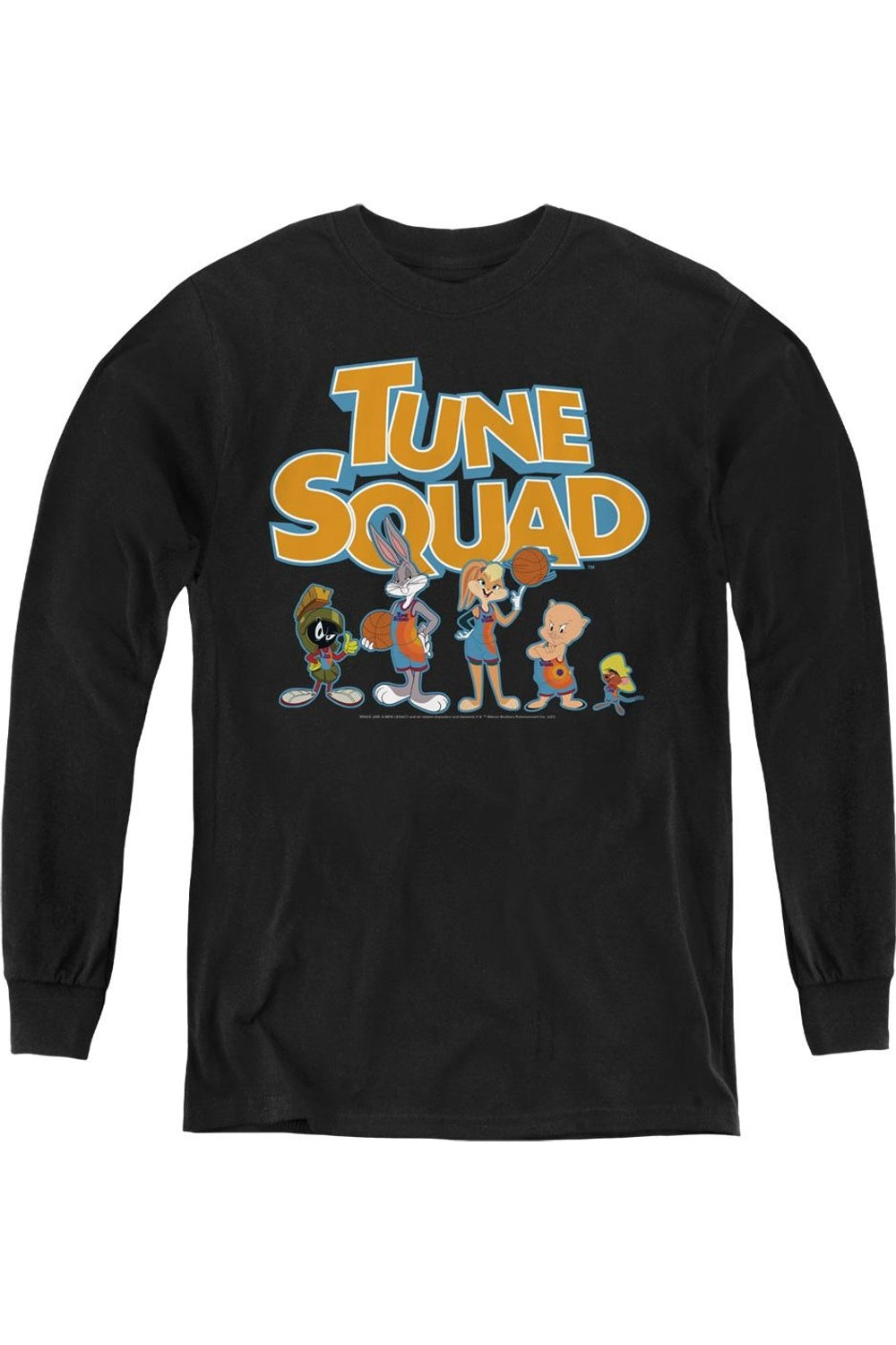 Футболка с длинным рукавом Tune Squad из фильма "Космический джэм 2" для детей Gildan, черный
Футболка с длинным рукавом Tune Squad из фильма "Космический джэм 2" для детей Gildan, черный