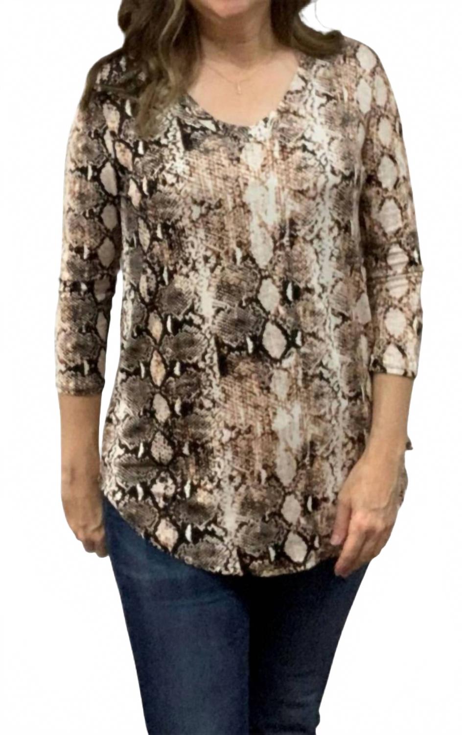 Топ с принтом змеиной кожи Reborn J, Snakeskin
Топ с принтом змеиной кожи Reborn J, Snakeskin