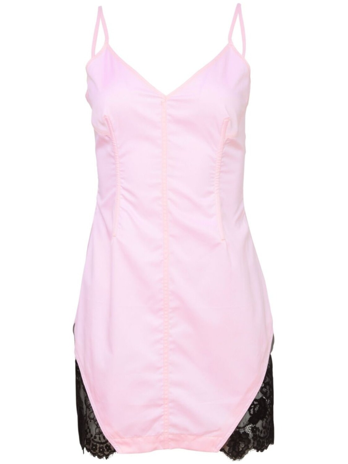 Fleur Du Mal платье мини с кружевными вставками, розовый
Fleur Du Mal платье мини с кружевными вставками, розовый