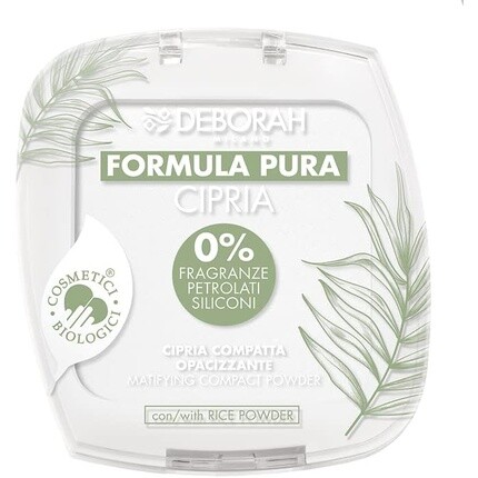 Deborah Milano Organic Formula Pure Компактная пудра матового цвета 4
Deborah Milano Organic Formula Pure Компактная пудра матового цвета 4