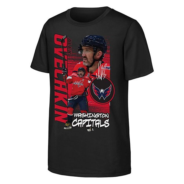 Футболка Washington Capitals Playmaker черная Alexander Ovechkin Outerstuff
Футболка Washington Capitals Playmaker черная Alexander Ovechkin Outerstuff