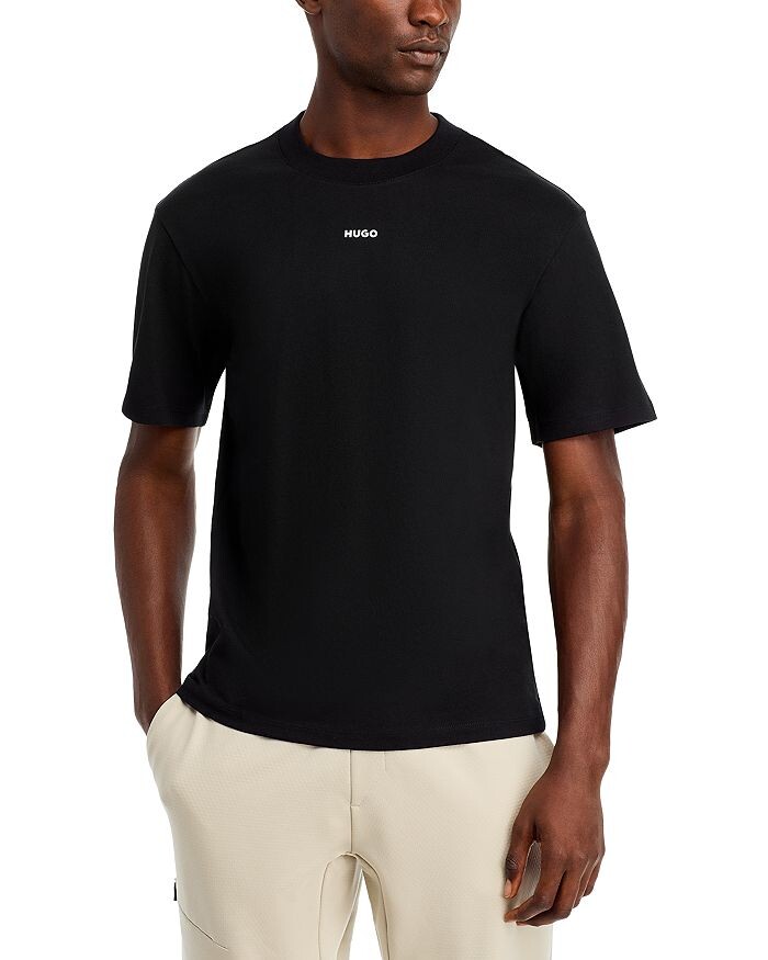 HUGO Dapolino Маленькая футболка с логотипом, черный
HUGO Dapolino Маленькая футболка с логотипом, черный