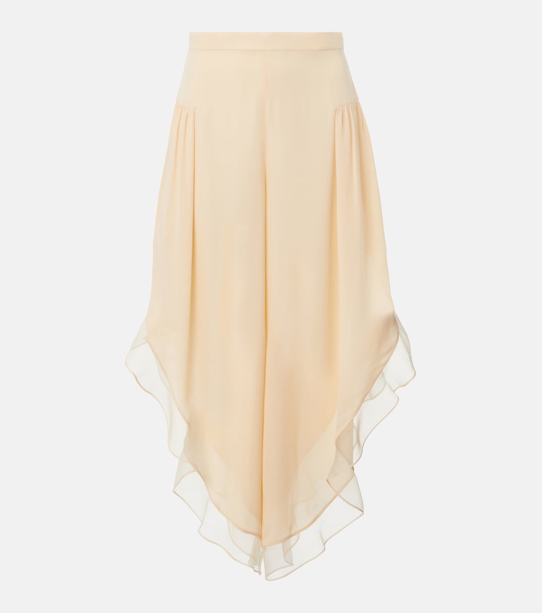 Широкие брюки из шелкового жоржета Valentino, Betulla
Широкие брюки из шелкового жоржета Valentino, Betulla