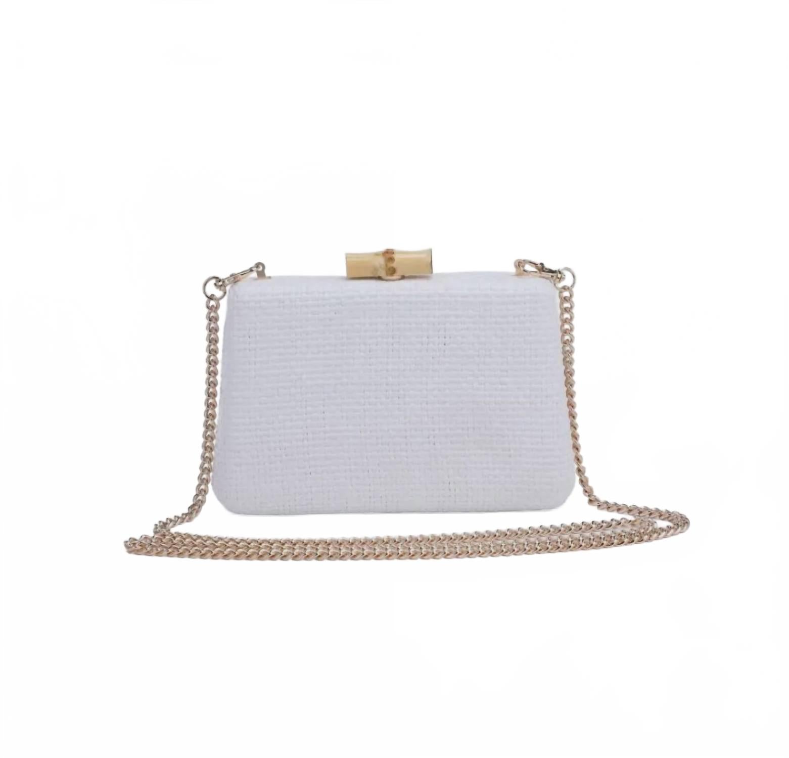 Женская вечерняя сумка Melina в белом цвете Moda Luxe
Женская вечерняя сумка Melina в белом цвете Moda Luxe