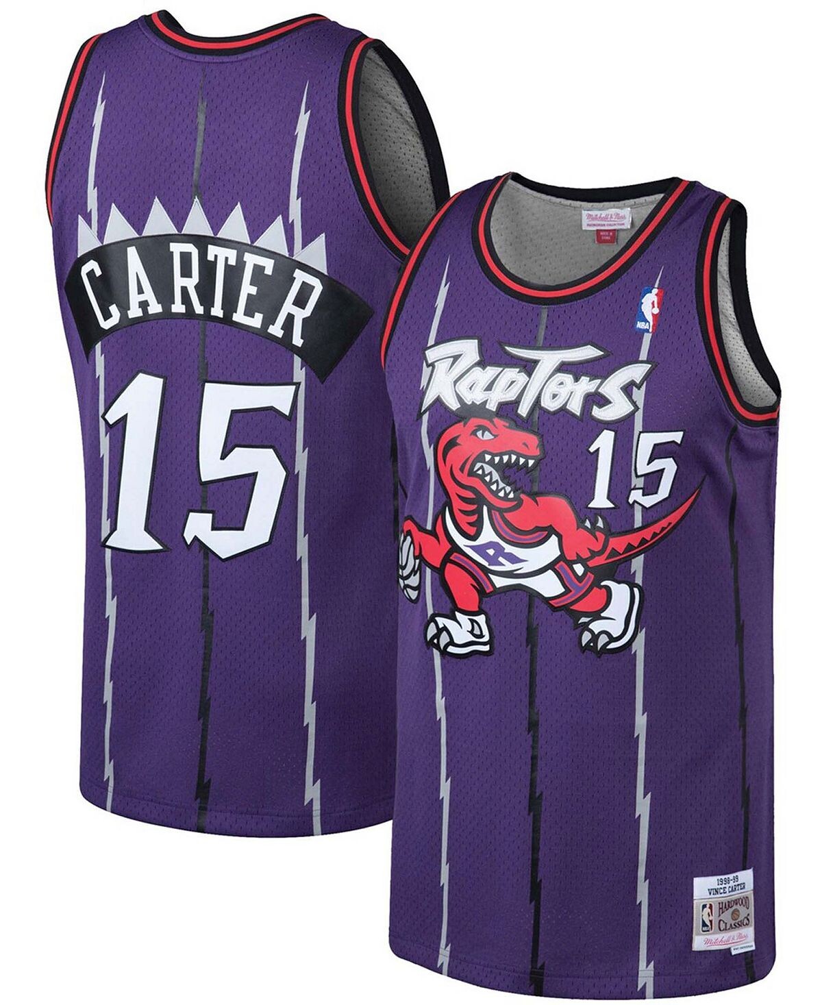 Мужская джерси vince carter purple toronto raptors 1998-99 hardwood classics swingman Mitchell & Ness, фиолетовый
Мужская джерси vince carter purple toronto raptors 1998-99 hardwood classics swingman Mitchell & Ness, фиолетовый