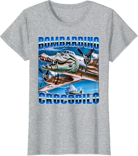 Футболка Bombardino Crocodilo - Italian Brainrot, серый
Футболка Bombardino Crocodilo - Italian Brainrot, серый