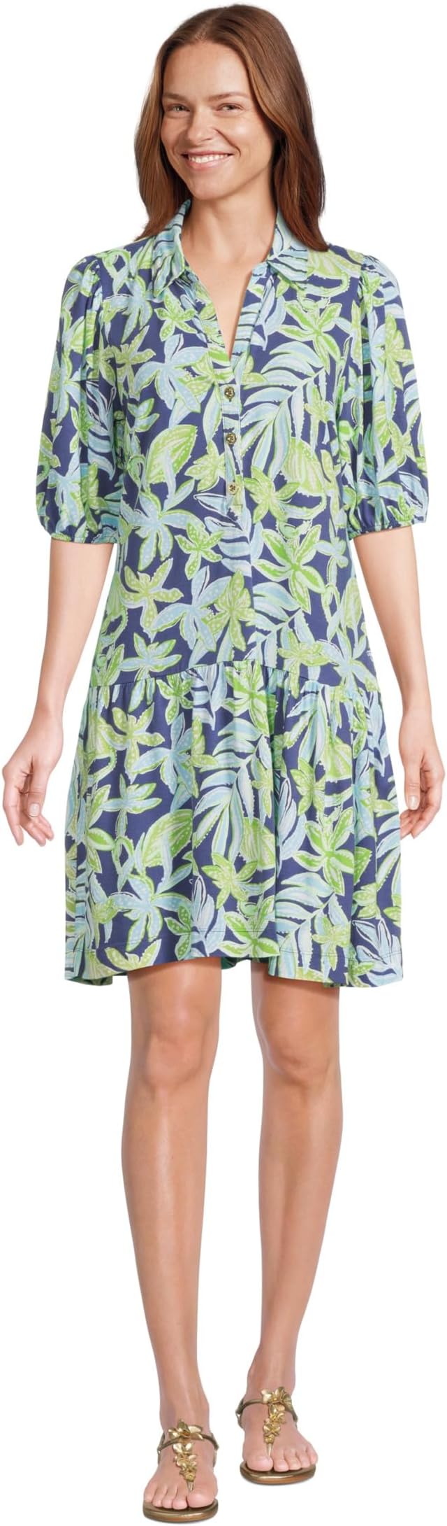 Платье Lilly Pulitzer Bingley Dress, цвет Sapphire Pool Tropical Tango 
Платье Lilly Pulitzer Bingley Dress, цвет Sapphire Pool Tropical Tango