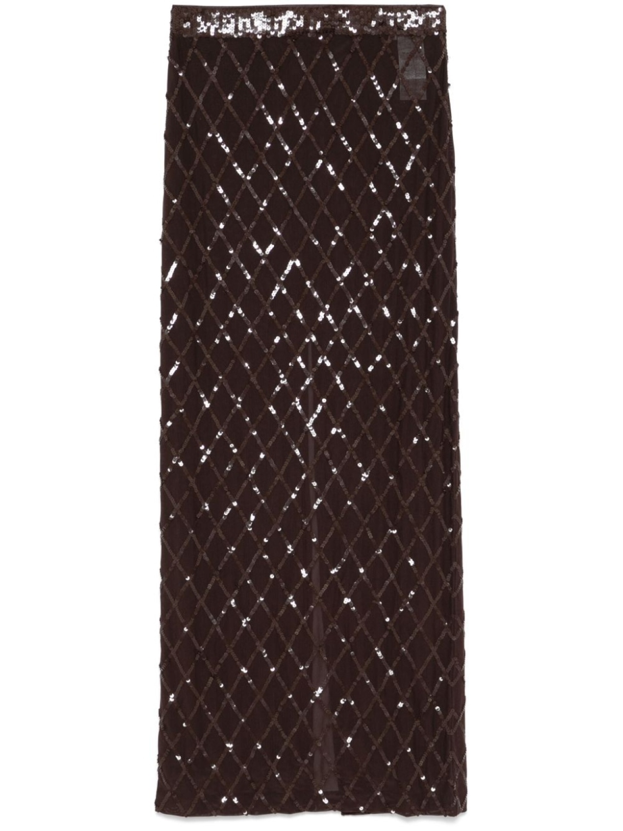 P.A.R.O.S.H. юбка макси с пайетками, коричневый
P.A.R.O.S.H. юбка макси с пайетками, коричневый