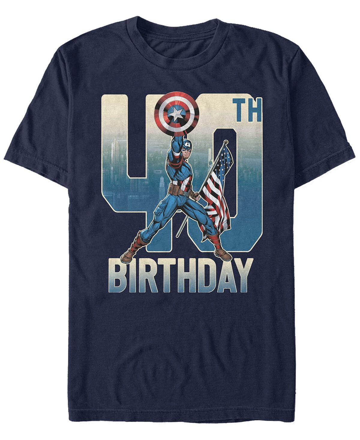Мужская футболка с коротким рукавом marvel captain america 40th birthday Fifth Sun, синий
Мужская футболка с коротким рукавом marvel captain america 40th birthday Fifth Sun, синий