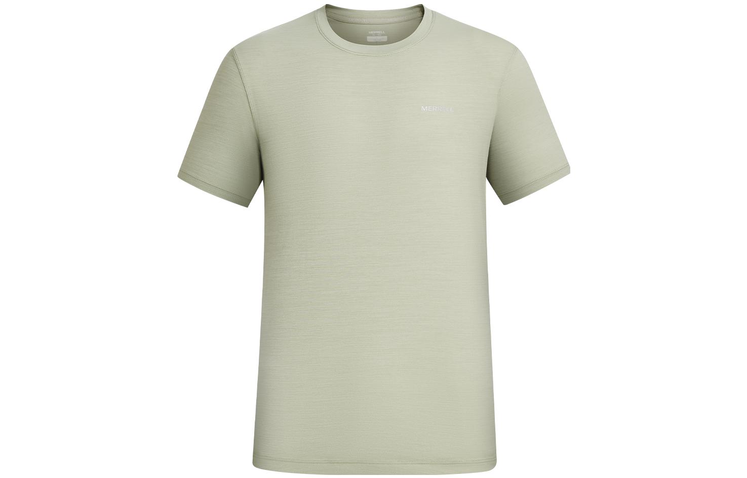 Merrell Быстросохнущая мужская футболка светло-зеленого цвета с круглым вырезом, цвет «хаки»
Merrell Быстросохнущая мужская футболка светло-зеленого цвета с круглым вырезом, цвет «хаки»