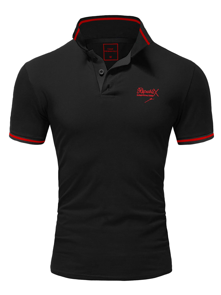 Рубашка-поло REPUBLIX, черный/красный
Рубашка-поло REPUBLIX, черный/красный