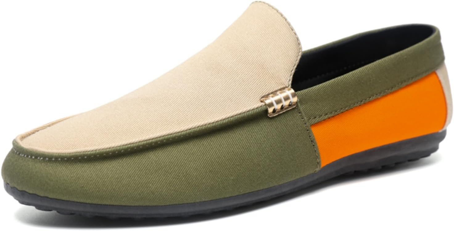 Мужские лоферы без шнурков - повседневная обувь в разноцветной гамме, верх из дышащей ткани с декоративной металлической пряжкой, удобная резиновая подошва для ежедневной ходьбы и вождения Kelibasi
Мужские лоферы без шнурков - повседневная обувь в разноцветной гамме, верх из дышащей ткани с декоративной металлической пряжкой, удобная резиновая подошва для ежедневной ходьбы и вождения Kelibasi