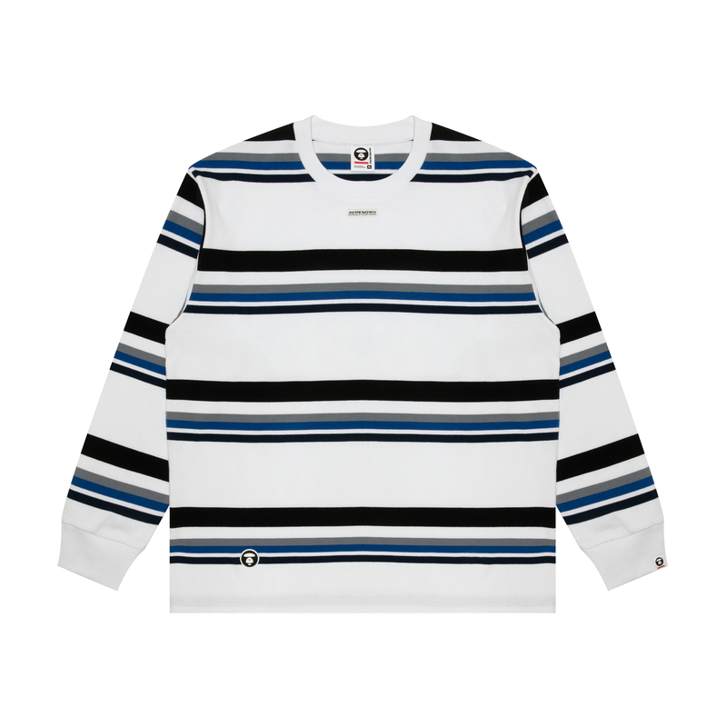 Футболка *A Bathing APE с длинными рукавами в горизонтальную полоску Aape, серый
Футболка *A Bathing APE с длинными рукавами в горизонтальную полоску Aape, серый