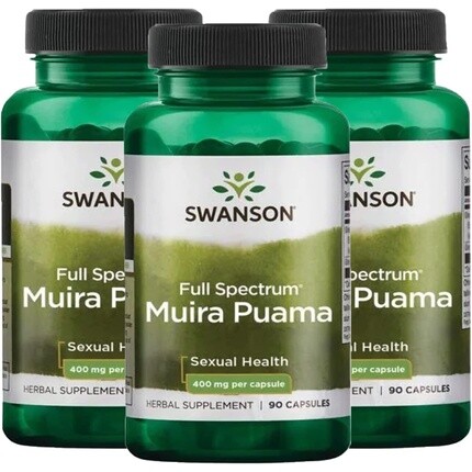 Swanson Full Spectrum Муира-Пуама 400 мг 90 капсул, Swanson Health Products
Swanson Full Spectrum Муира-Пуама 400 мг 90 капсул, Swanson Health Products