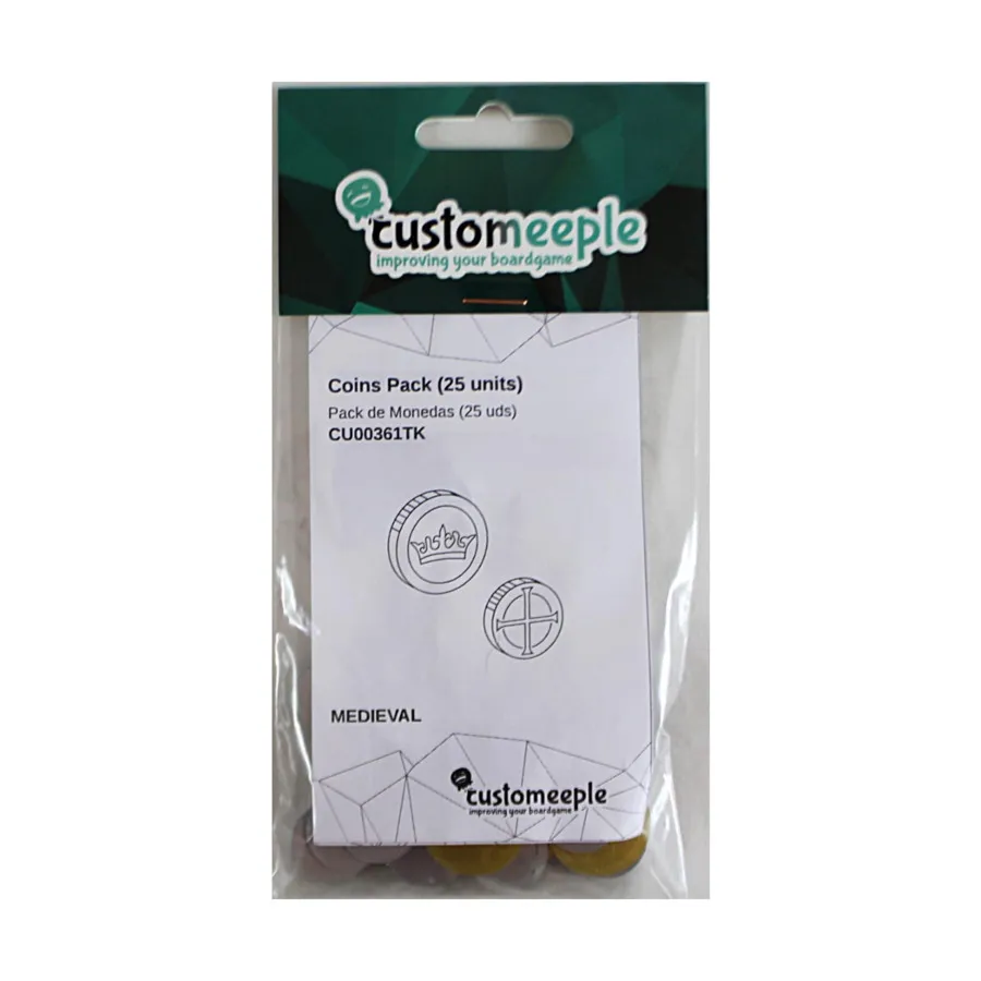 Средневековый набор монет, Game Accessories (Customeeple)
Средневековый набор монет, Game Accessories (Customeeple)