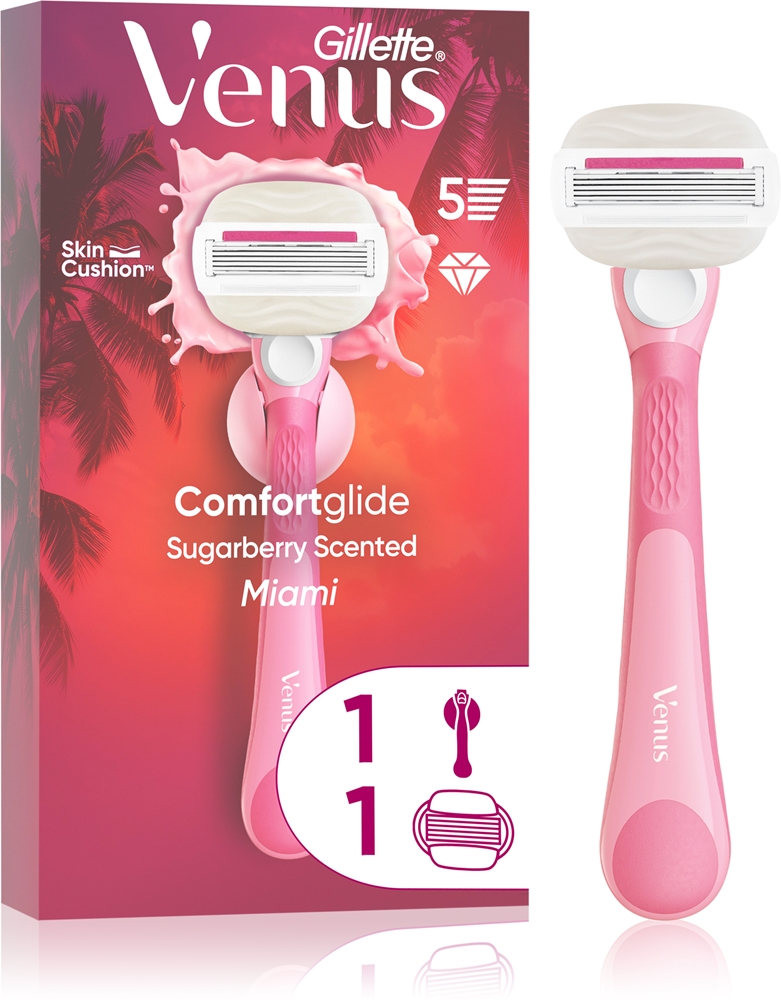 Женская бритва Venus ComfortGlide Sugarberry Miami с держателем для душа Gillette, 1 шт
Женская бритва Venus ComfortGlide Sugarberry Miami с держателем для душа Gillette, 1 шт