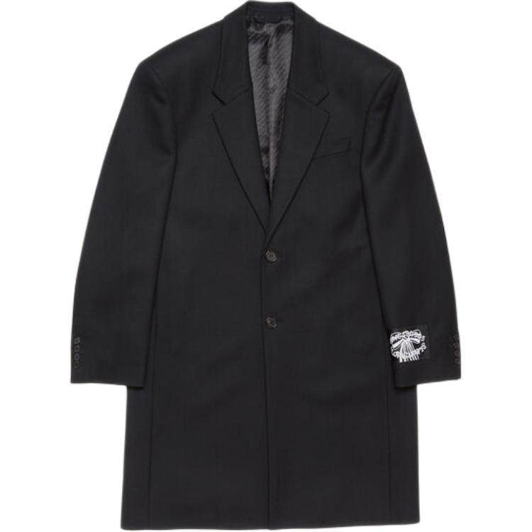 Однобортное пальто Acne Studios, черный
Однобортное пальто Acne Studios, черный