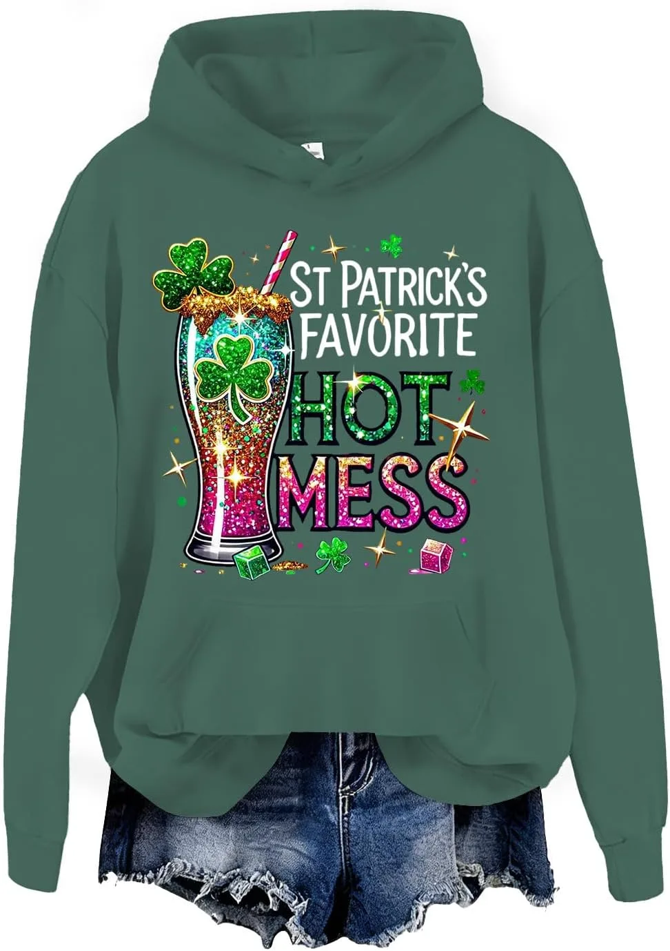 Свитшот St Patrick's Favorite Hot Mess SIMJEW
Свитшот St Patrick's Favorite Hot Mess SIMJEW