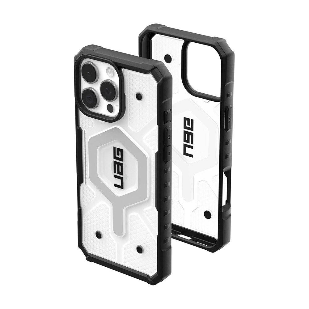 Чехол UAG Pathfinder для iPhone 16 Pro Max с MagSafe, Clear Ice, Черный, Чехол UAG Pathfinder для iPhone 16 Pro Max с MagSafe, Clear Ice
Чехол UAG Pathfinder для iPhone 16 Pro Max с MagSafe, Clear Ice, Черный, Чехол UAG Pathfinder для iPhone 16 Pro Max с MagSafe, Clear Ice
