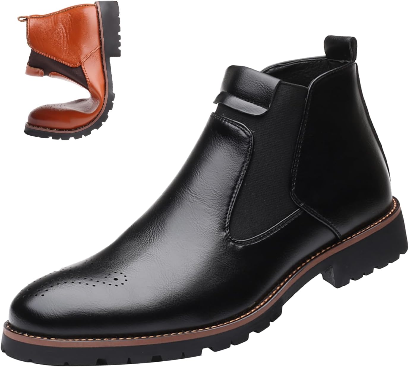 Мужские высокие кожаные ботинки BlackeEight Chelsea, модные с заостренным носком, на эластичной подошве, повседневные оксфорды, короткие ботильоны
Мужские высокие кожаные ботинки BlackeEight Chelsea, модные с заостренным носком, на эластичной подошве, повседневные оксфорды, короткие ботильоны