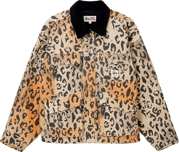 Куртка Stussy Washed Canvas Shop Jacket 'Leopard', коричневый
Куртка Stussy Washed Canvas Shop Jacket 'Leopard', коричневый