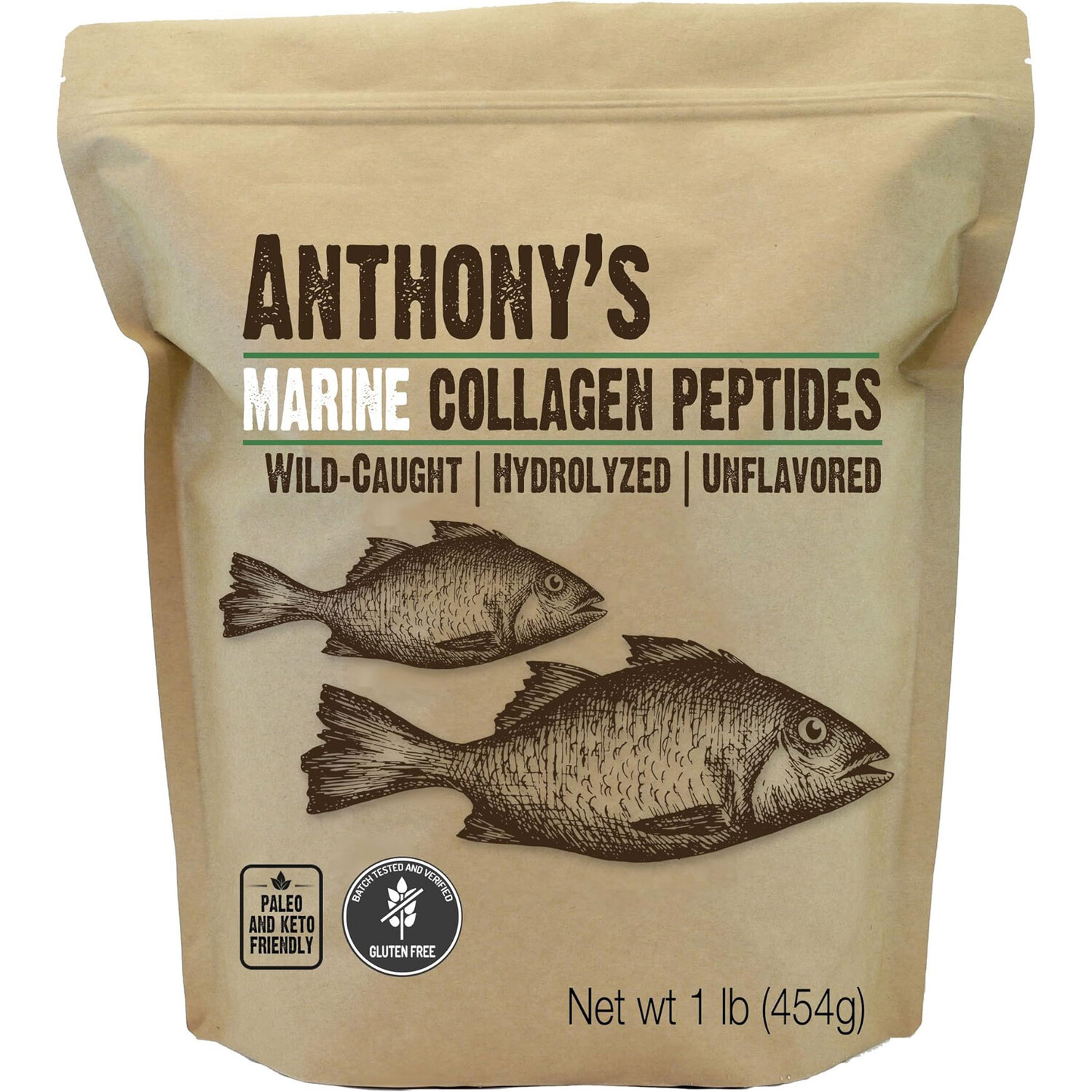Коллаген Anthony's Goods Hydrolyzed Marine Peptides, 454 гр
Коллаген Anthony's Goods Hydrolyzed Marine Peptides, 454 гр