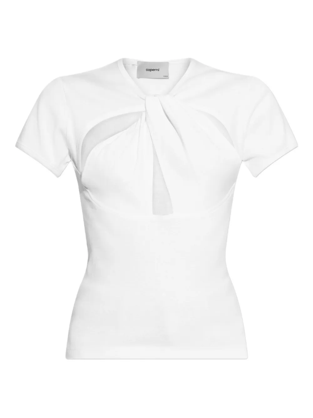 Топ с короткими рукавами и драпировкой COPERNI, белый
Топ с короткими рукавами и драпировкой COPERNI, белый