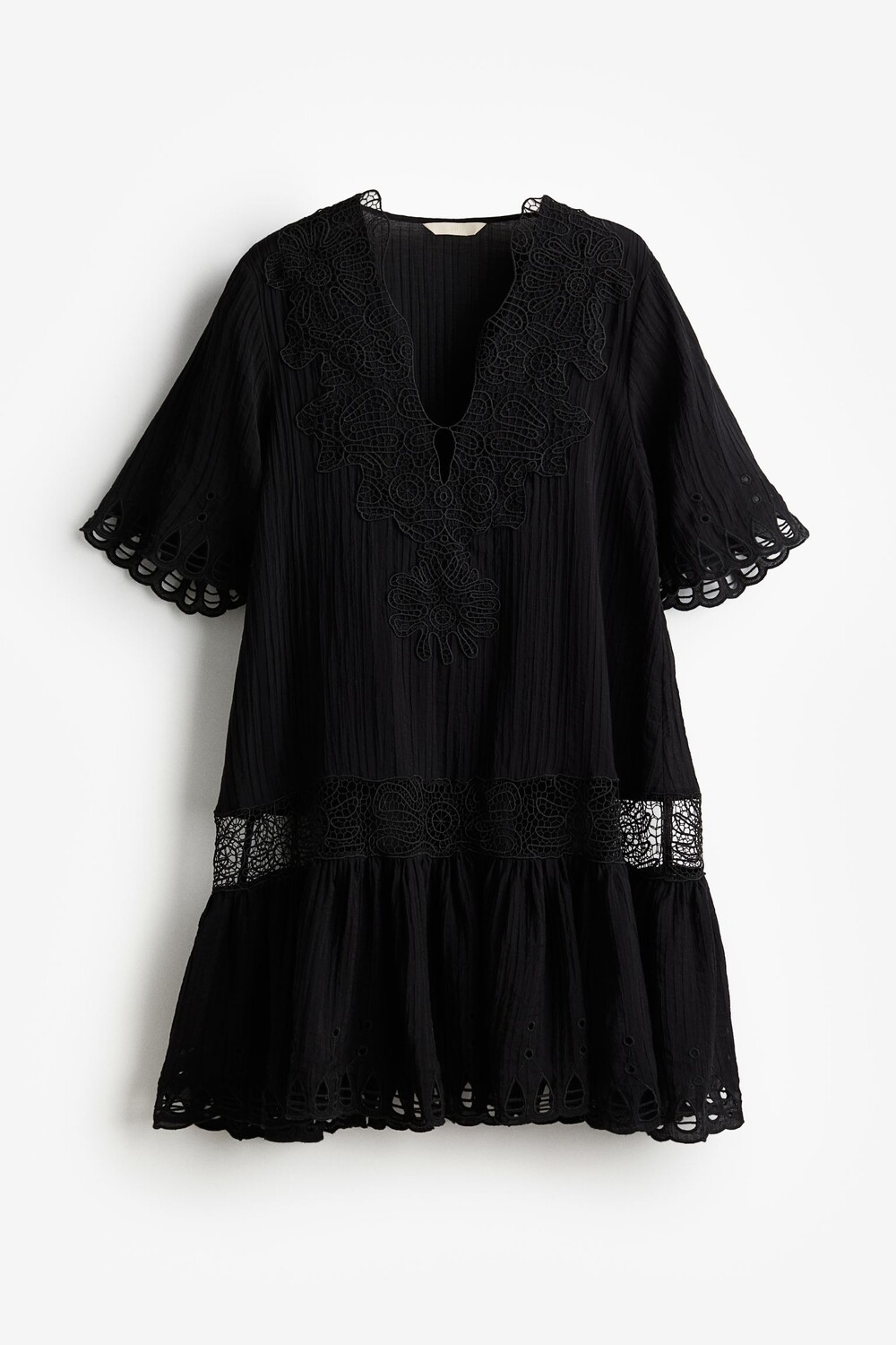 Платье H&M Embroidered, черный
Платье H&M Embroidered, черный