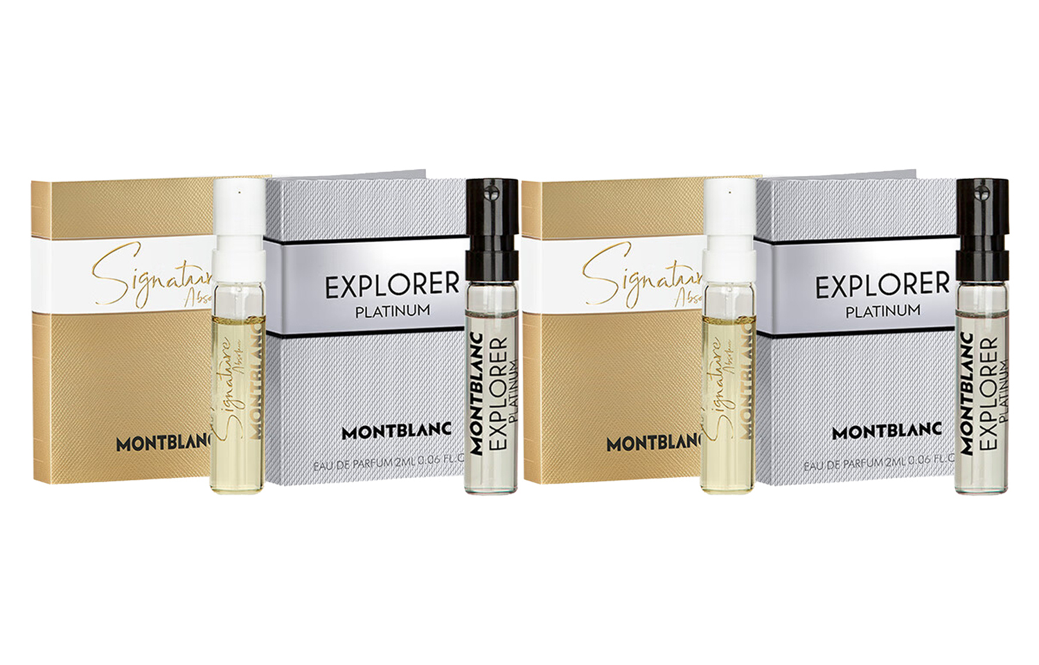 Набор миниатюр духов eau de parfum edp 2мл*2+2мл*2 MONTBLANC
Набор миниатюр духов eau de parfum edp 2мл*2+2мл*2 MONTBLANC