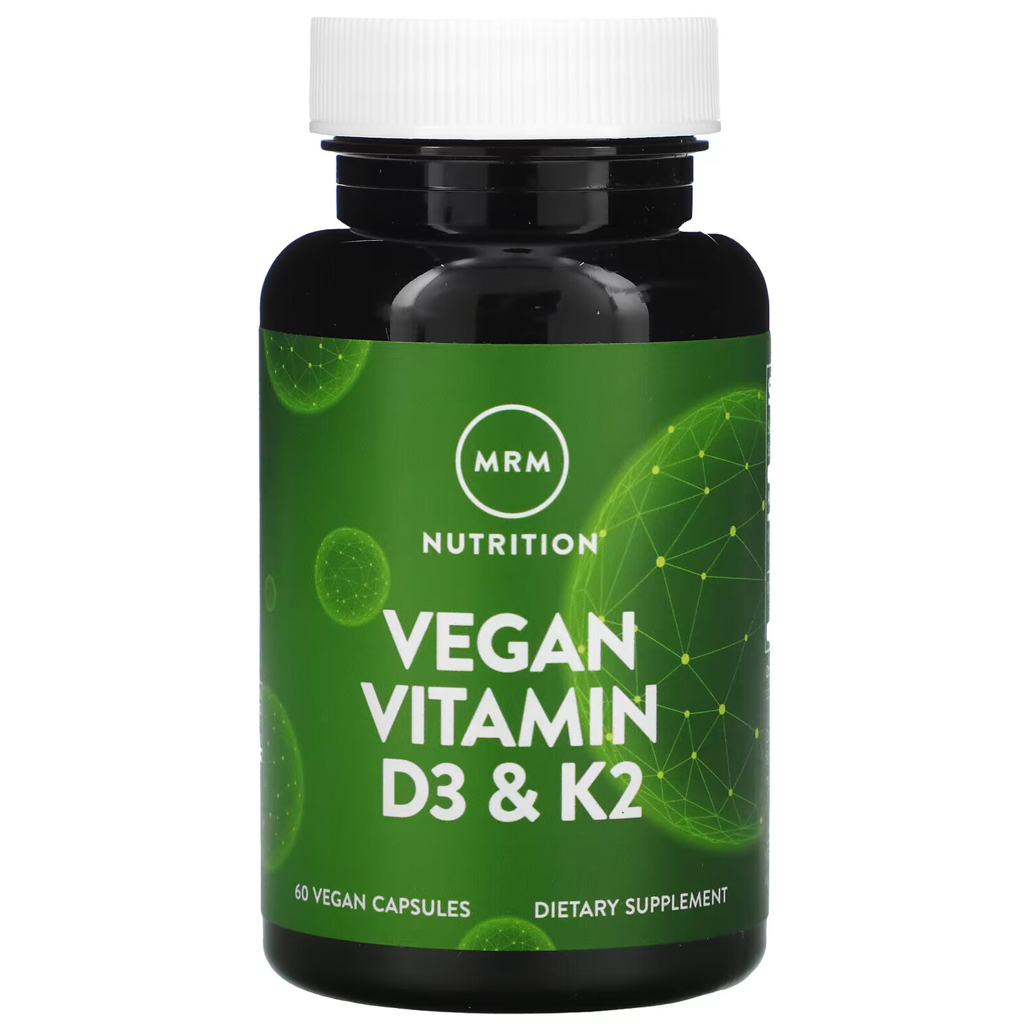 MRM Nutrition, веганские витамины D3 и K2, 62,5 мкг (2500 МЕ), 60 веганских капсул
MRM Nutrition, веганские витамины D3 и K2, 62,5 мкг (2500 МЕ), 60 веганских капсул