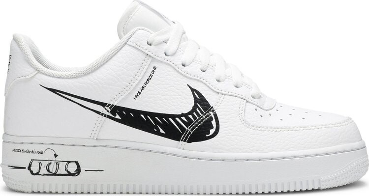 Кроссовки Nike Air Force 1 Low 'Sketch - Black', белый
Кроссовки Nike Air Force 1 Low 'Sketch - Black', белый