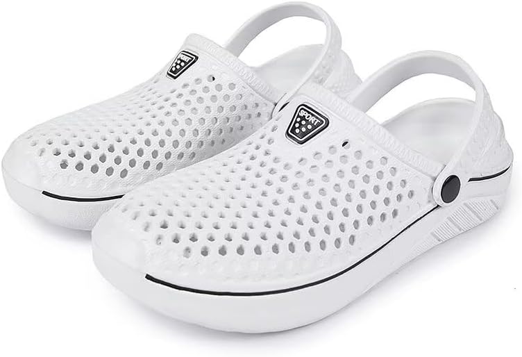 Мужские и женские модные нескользящие широкие шлепанцы для летней прогулки, пляжа, спорта и ванной Zonkacen, белый
Мужские и женские модные нескользящие широкие шлепанцы для летней прогулки, пляжа, спорта и ванной Zonkacen, белый