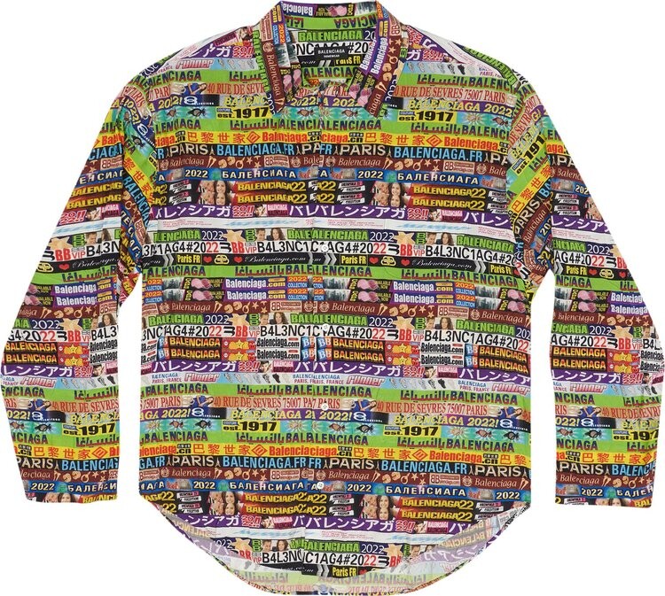 Рубашка Balenciaga Ad Banners Minimal Shirt 'Multico', разноцветный
Рубашка Balenciaga Ad Banners Minimal Shirt 'Multico', разноцветный