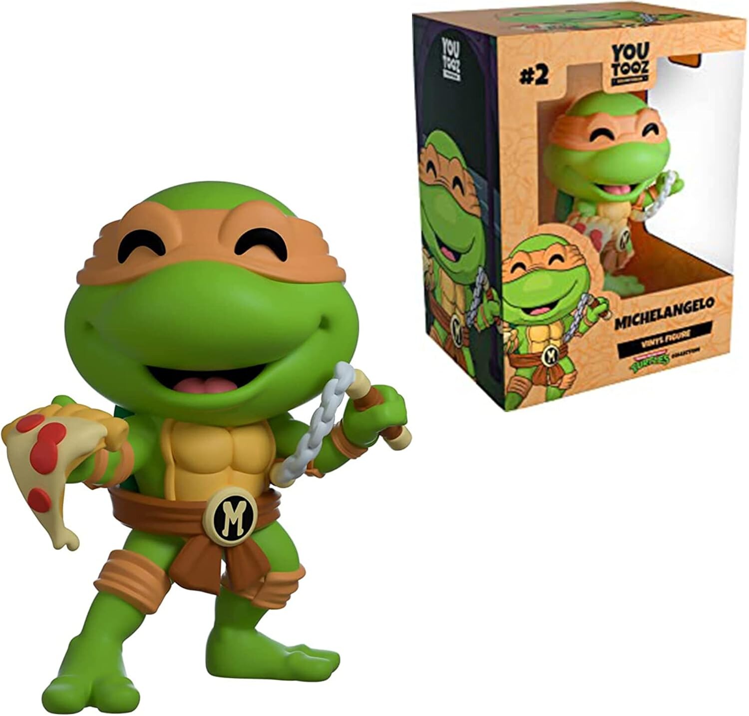 Виниловая фигурка Youtooz Teenage Mutant Ninja Turtles, Michelangelo, 10,7 см
Виниловая фигурка Youtooz Teenage Mutant Ninja Turtles, Michelangelo, 10,7 см