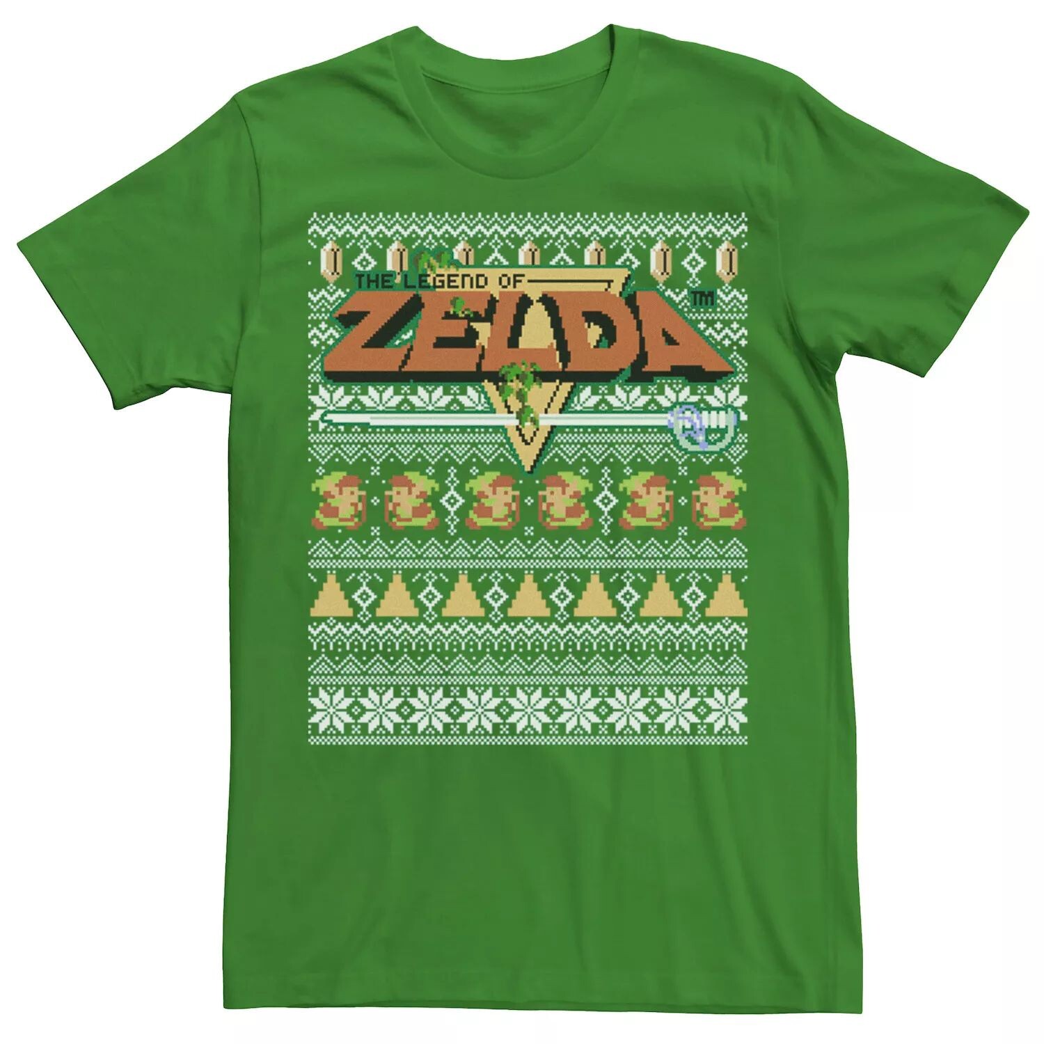 Мужская праздничная футболка с рисунком Nintendo Legend Of Zelda 8-Bit Ugly Holiday Sweater Licensed Character
Мужская праздничная футболка с рисунком Nintendo Legend Of Zelda 8-Bit Ugly Holiday Sweater Licensed Character