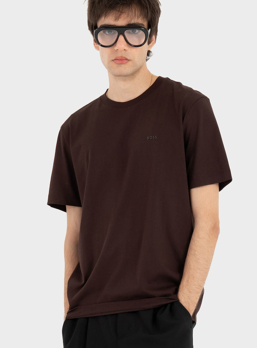 Футболка Boss Cotton-Jersey With Logo Detail, темно-коричневый
Футболка Boss Cotton-Jersey With Logo Detail, темно-коричневый