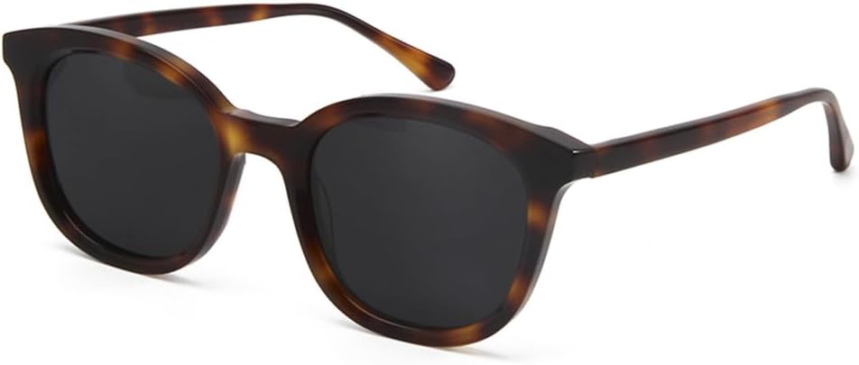 Круглые солнцезащитные очки из ацетата для мужчин и женщин, поляризованные солнцезащитные очки в винтажном стиле для вождения, защита от УФ-излучения UV400 VFDHN, Tortoise Gray
Круглые солнцезащитные очки из ацетата для мужчин и женщин, поляризованные солнцезащитные очки в винтажном стиле для вождения, защита от УФ-излучения UV400 VFDHN, Tortoise Gray