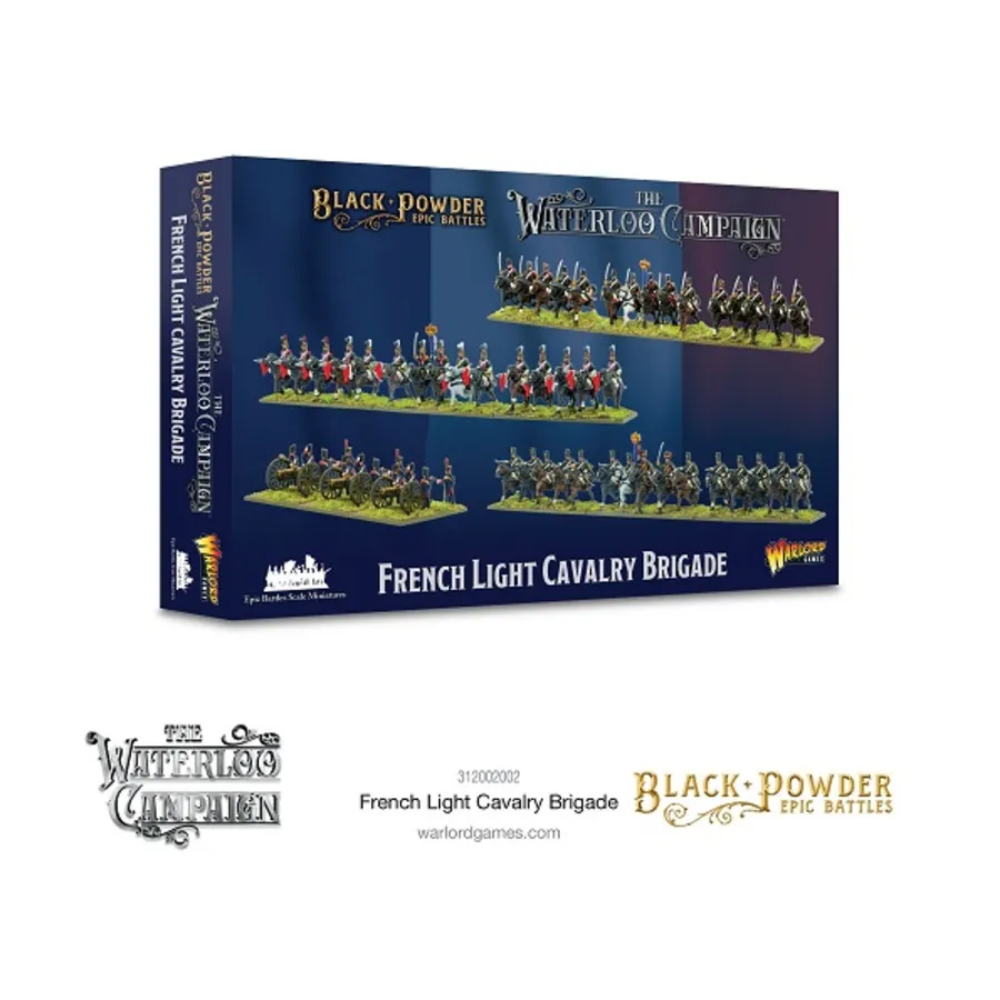Французская легкая кавалерийская бригада, Black Powder - Epic Battles - The Waterloo Campaign (15mm)
Французская легкая кавалерийская бригада, Black Powder - Epic Battles - The Waterloo Campaign (15mm)