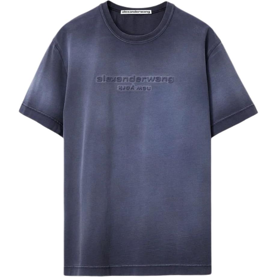 Футболка из хлопка с тисненым логотипом Alexander Wang, фиолетовый
Футболка из хлопка с тисненым логотипом Alexander Wang, фиолетовый