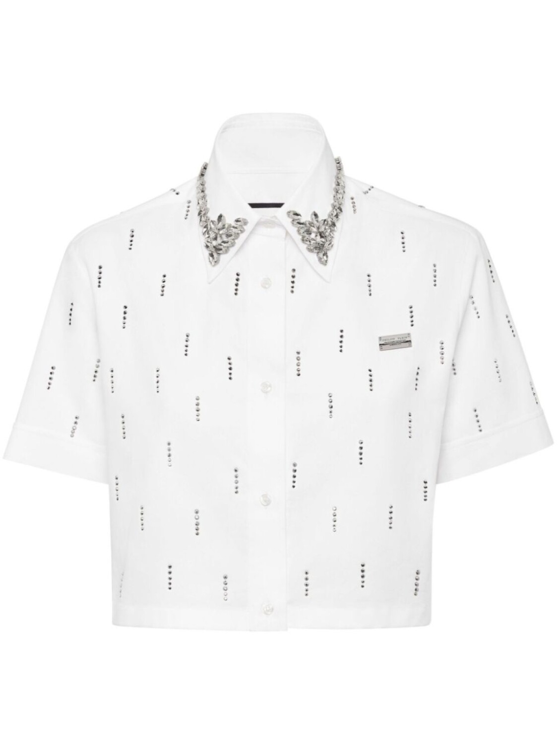 Рубашка Philipp Plein, украшенная кристаллами, белый
Рубашка Philipp Plein, украшенная кристаллами, белый