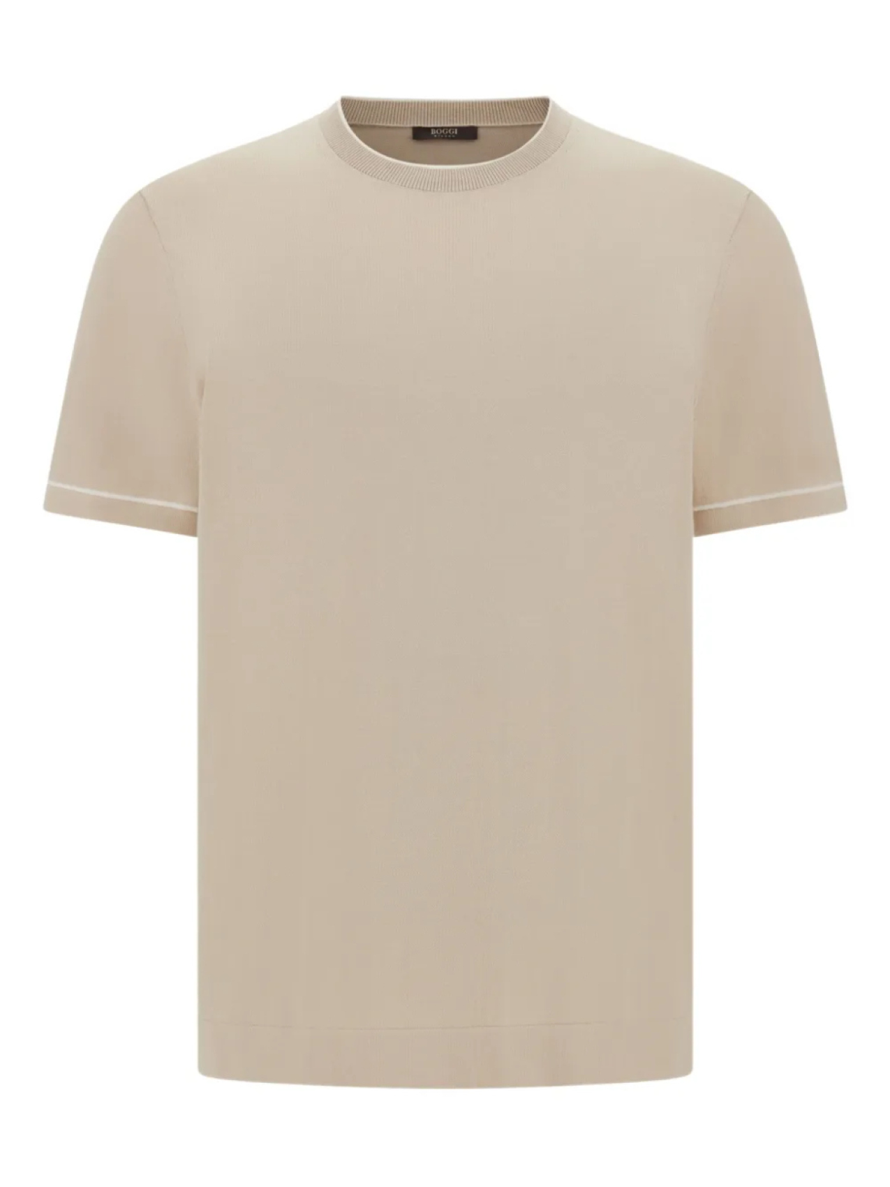 Футболка из хлопкового крепа Boggi Milano, нейтральный
Футболка из хлопкового крепа Boggi Milano, нейтральный