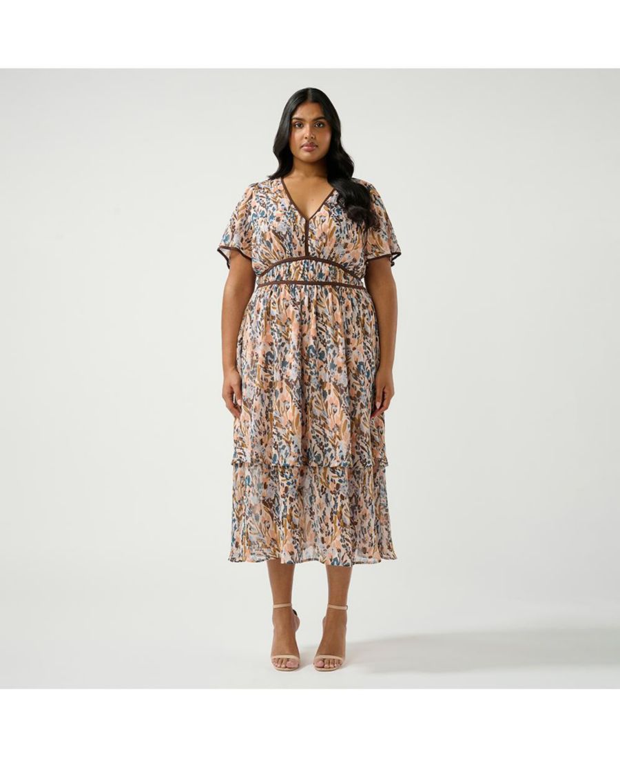 Платье Bellarosa с цветочным принтом и V-образным вырезом ESTELLE, Beige
Платье Bellarosa с цветочным принтом и V-образным вырезом ESTELLE, Beige