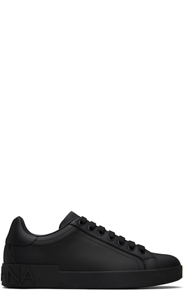 Черные кроссовки Portofino из телячьей кожи Dolce&Gabbana
Черные кроссовки Portofino из телячьей кожи Dolce&Gabbana