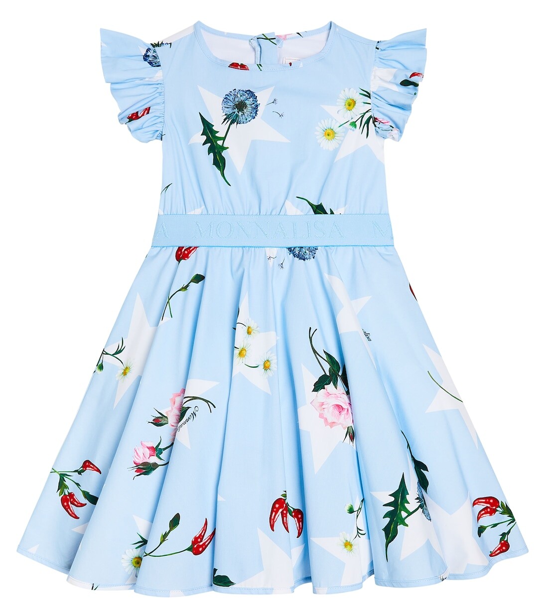 Хлопковое платье с цветочным принтом Monnalisa, мультиколор
Хлопковое платье с цветочным принтом Monnalisa, мультиколор