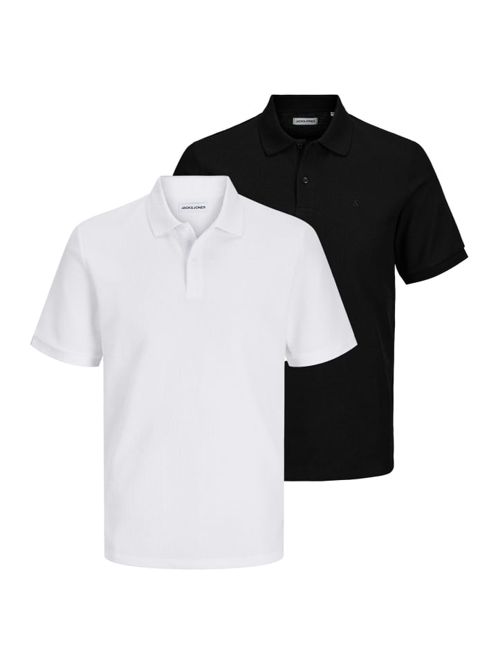 Рубашка-поло Jack & Jones, черный/белый
Рубашка-поло Jack & Jones, черный/белый