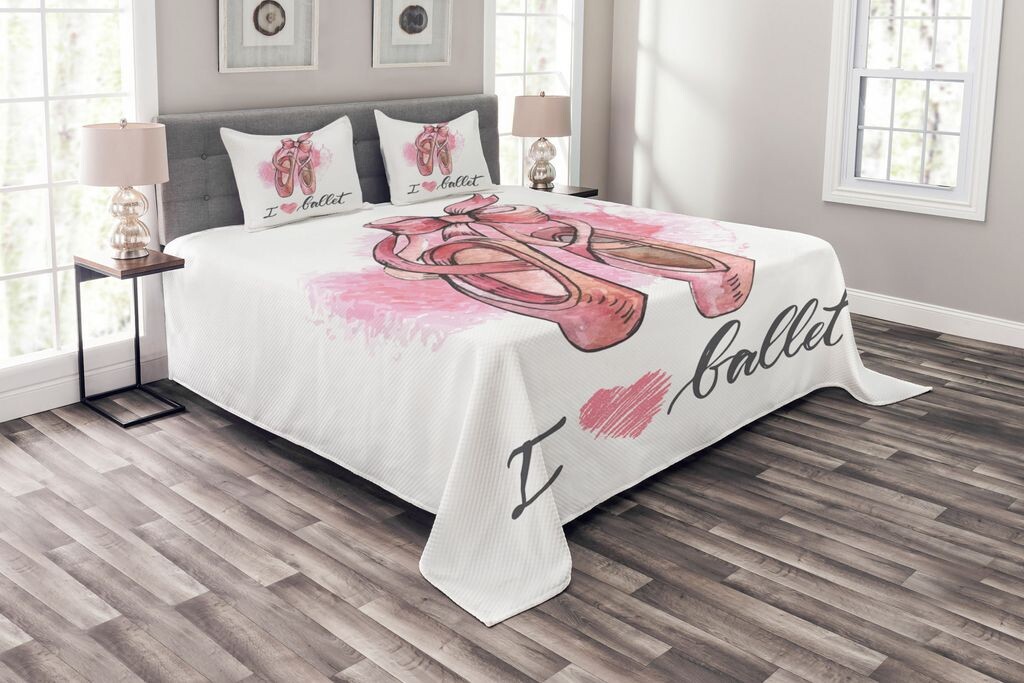 ABAKUHAUS Комплект покрывала Ballerina, I Love Ballet Typography, комплект с моющимися наволочками, для односпальных кроватей 220 x 220 см, разноцветный
ABAKUHAUS Комплект покрывала Ballerina, I Love Ballet Typography, комплект с моющимися наволочками, для односпальных кроватей 220 x 220 см, разноцветный