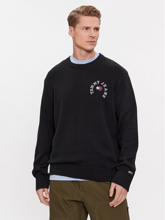 Пуловер свободного кроя Tommy Jeans, черный
Пуловер свободного кроя Tommy Jeans, черный