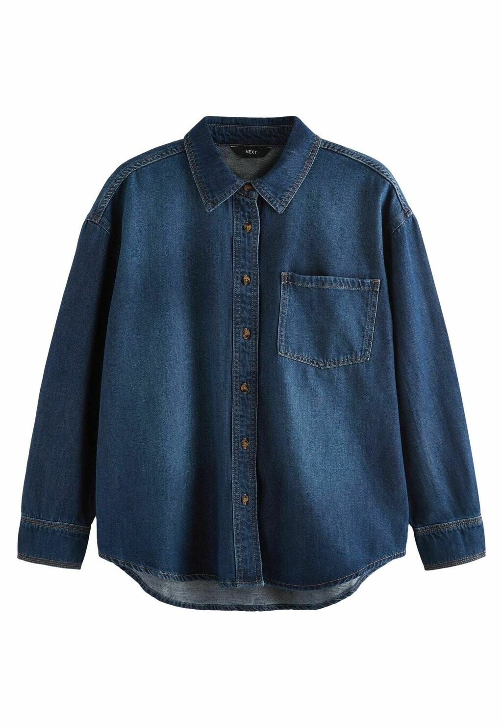 Блузка на пуговицах Next, синий
Блузка на пуговицах Next, синий