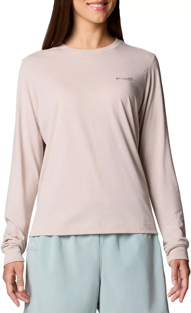 Женская рубашка с длинным рукавом Columbia PFG Uncharted, цвет Crushed Clay Hthr/Rl Fly
Женская рубашка с длинным рукавом Columbia PFG Uncharted, цвет Crushed Clay Hthr/Rl Fly